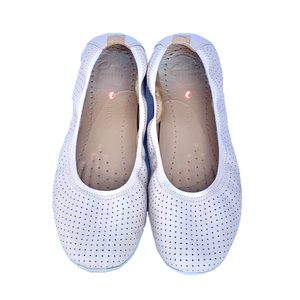 Clarks pink leather flats size 9.5